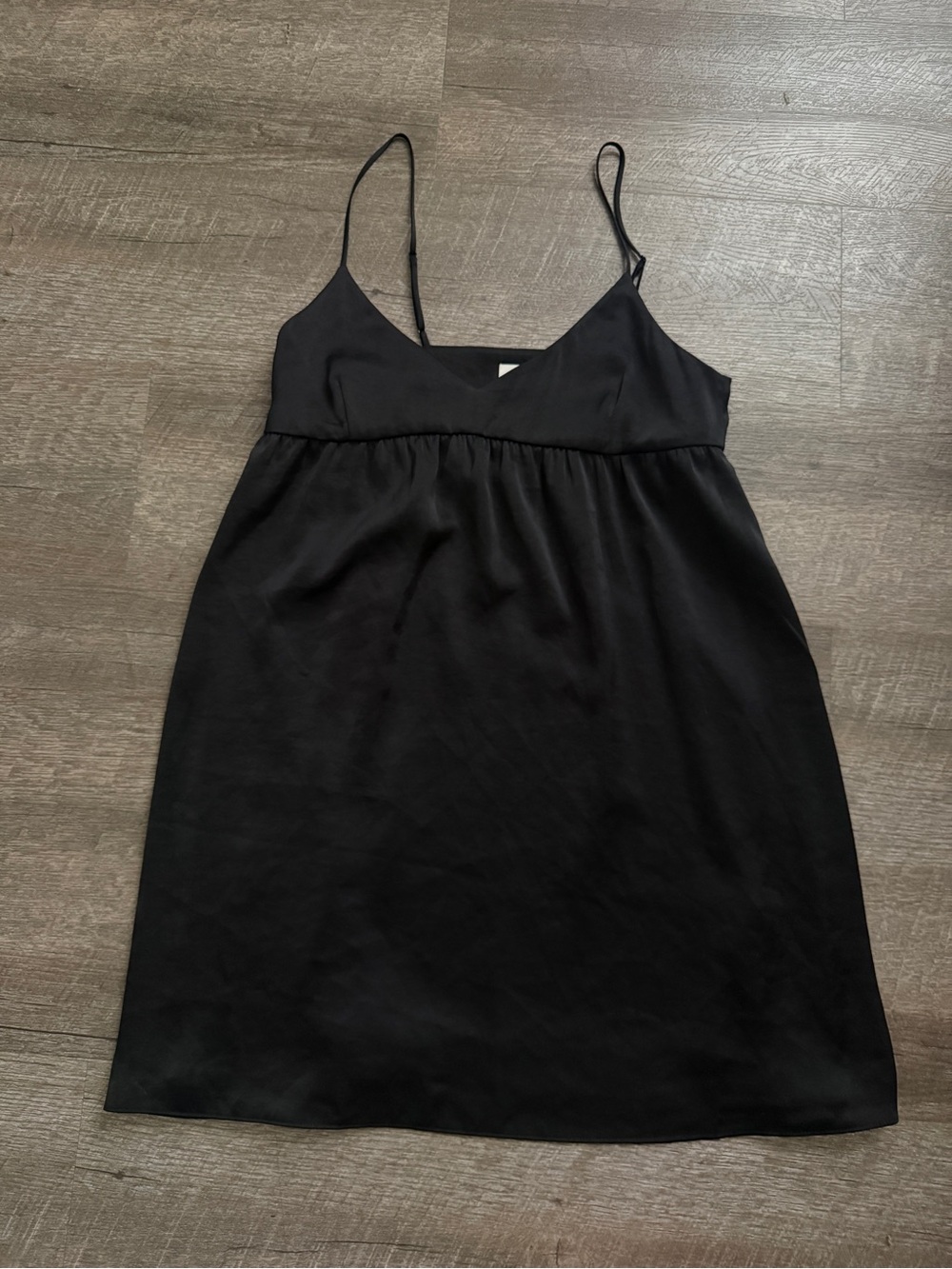 Aritzia Wilfred black satin baby doll dress! - Picture 3 of 5